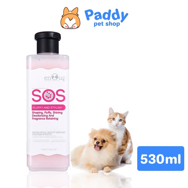 Sữa Tắm Chó Mèo SOS Fluffy And Stylish Dòng Làm Mượt Và Tạo Kiểu Lông