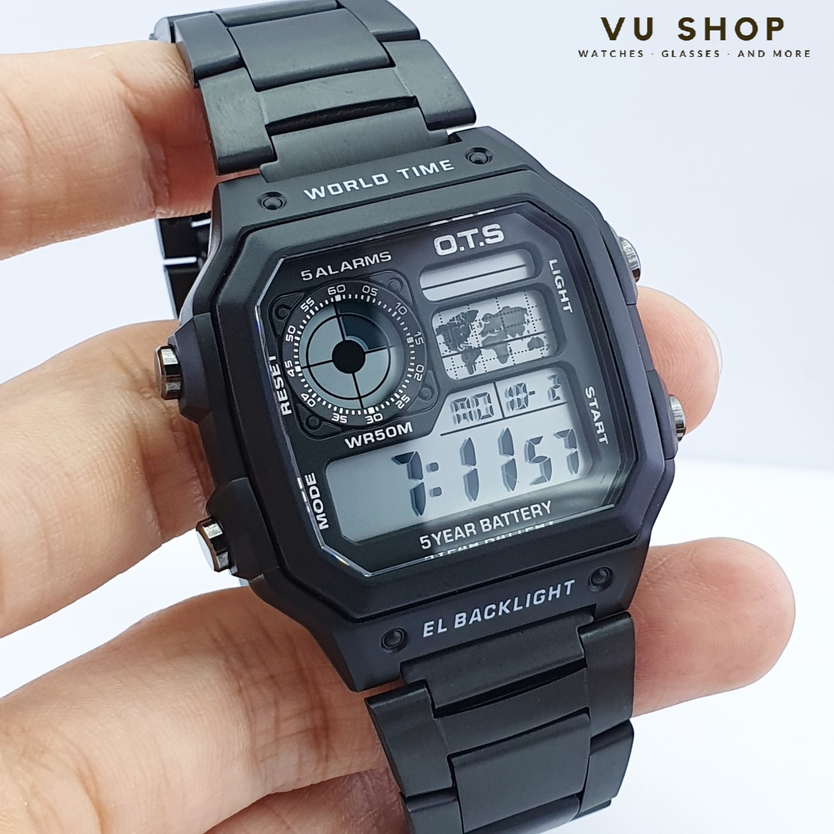 O.T.S Men's Watch 3188G- Multifunction