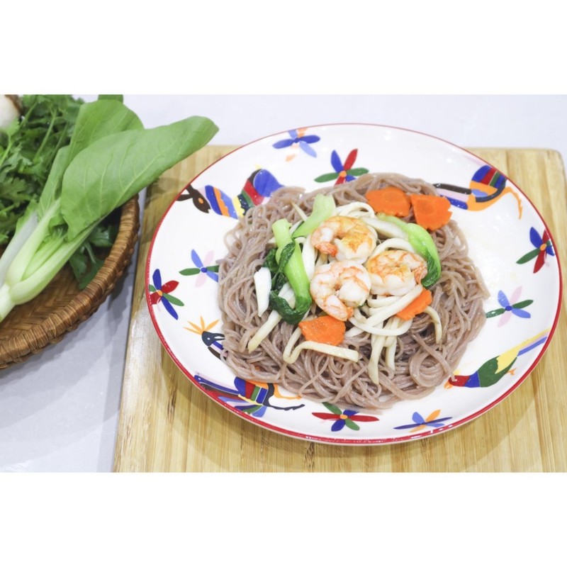 [Nguyên Minh] Bún gạo lứt củ dền (mì gạo lức củ dền) ăn kiêng eat clean