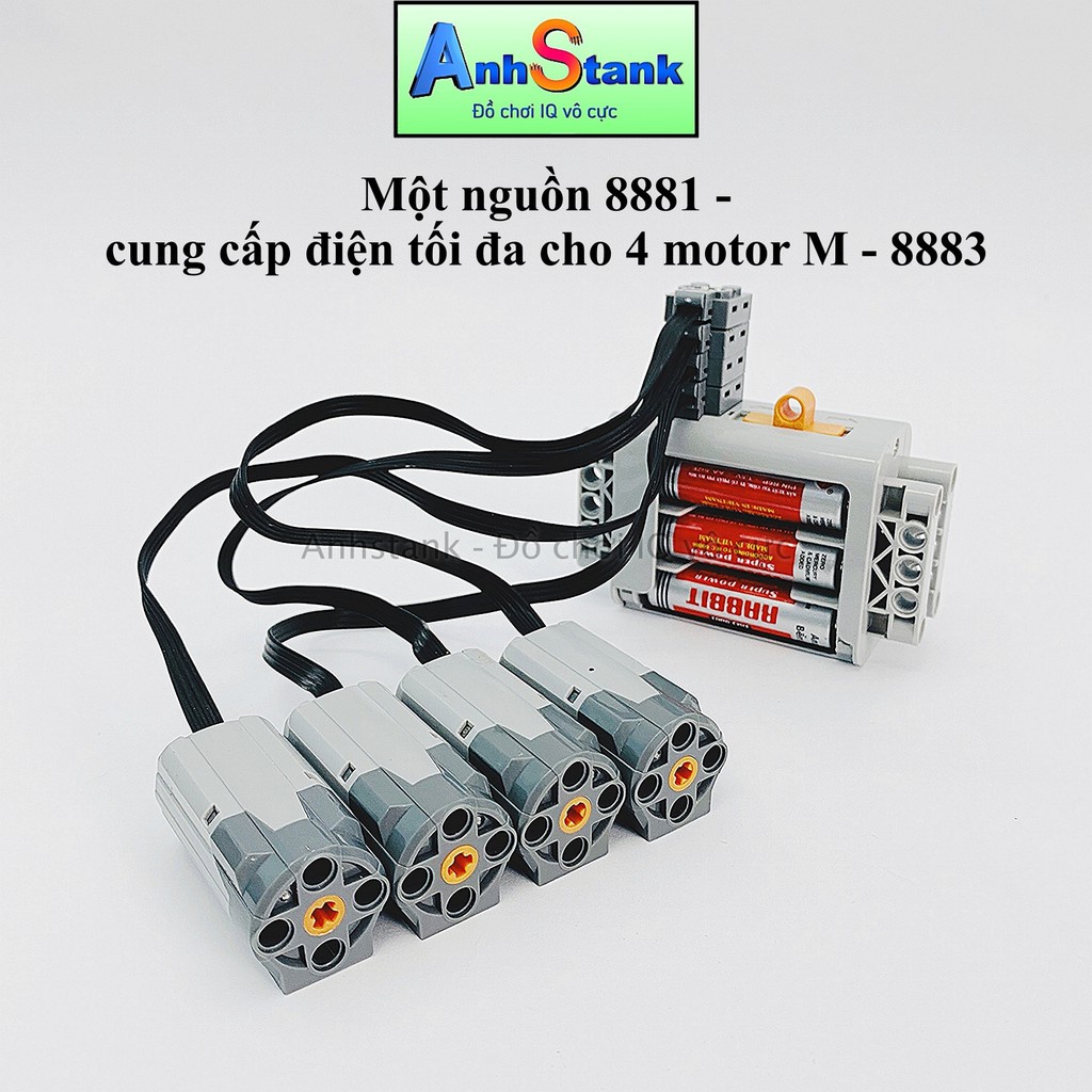 Motor đồ chơi Cỡ M 8883 Tương Thích 9686-Education-technic