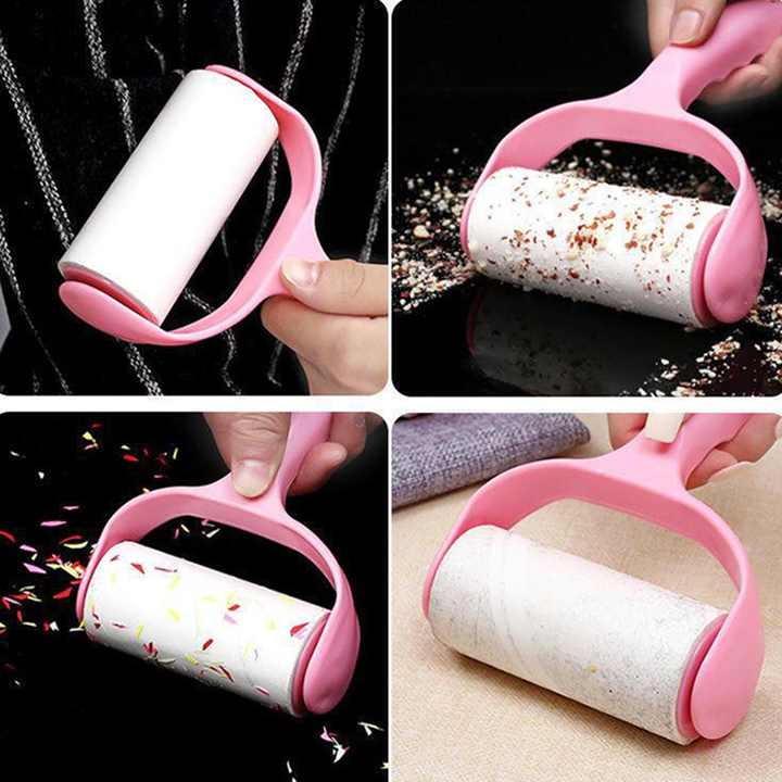 CÂY LĂN BỤI QUẦN ÁO TẶNG KÈM 2 CUỘN THAY - CÂY LĂN HÚT BỤI QUẦN ÁO TIỆN DỤNG DỄ DÀNG SỬ DỤNG HÀNG NGÀY