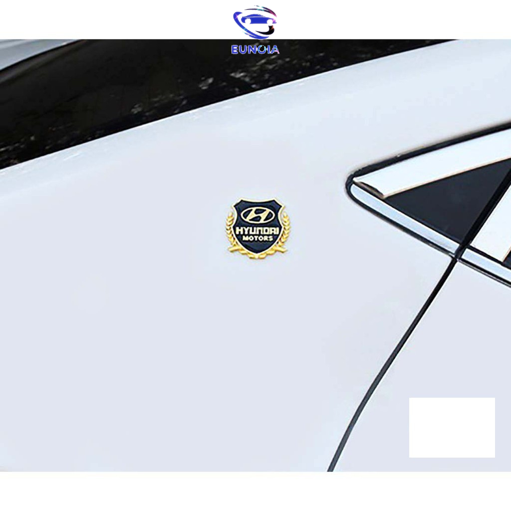 Bộ 02 Logo Bông Lúa KIA Trang Trí Xe