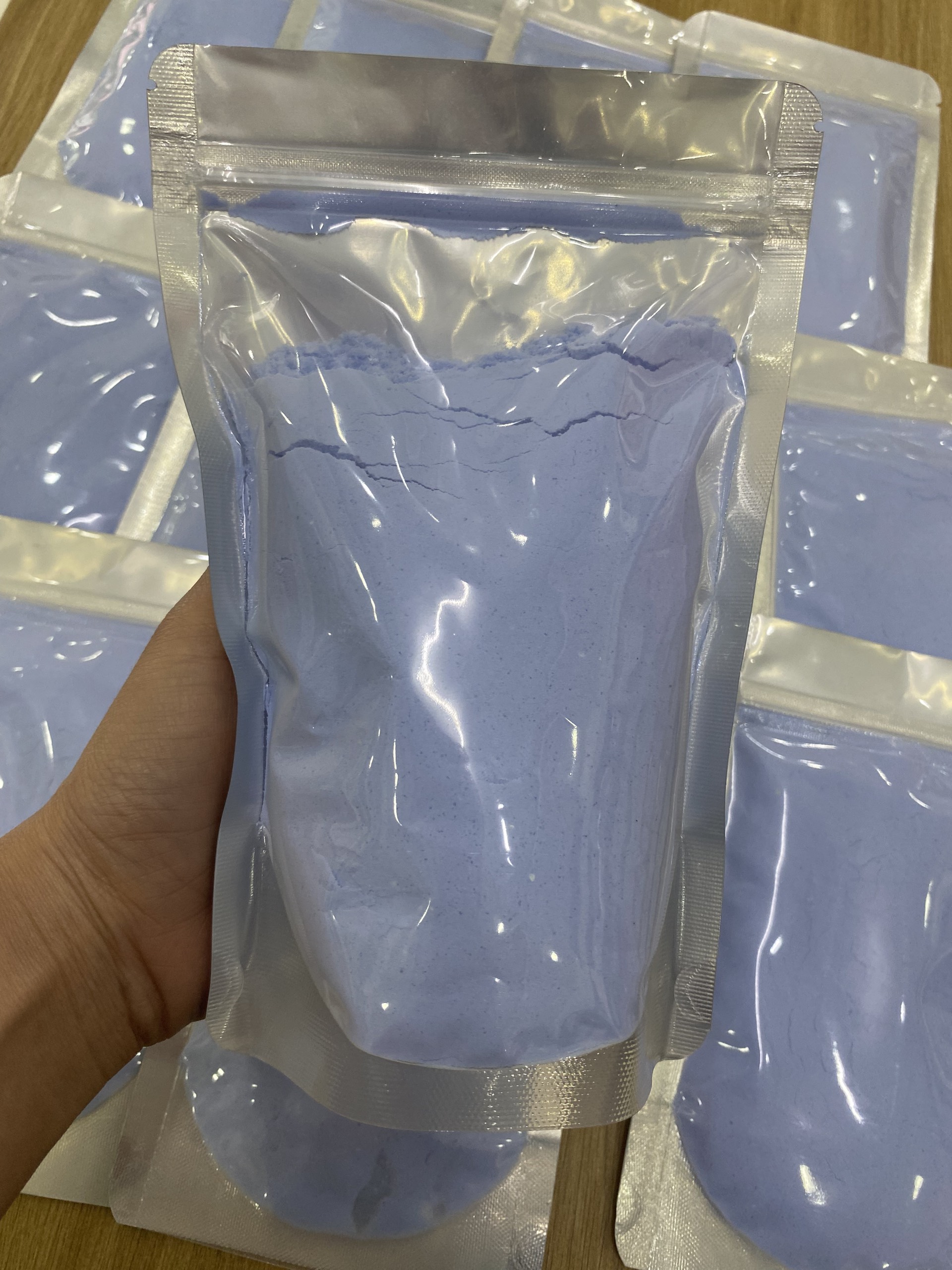 Bột tẩy tóc cao cấp xanh 500g - 100g