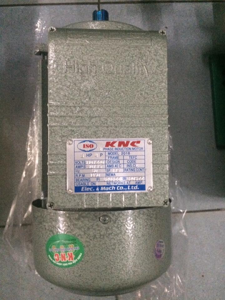 Động cơ điện 1 pha 220V - 3hp (2,2KW) 100% dây đồng / motor 2,2kw