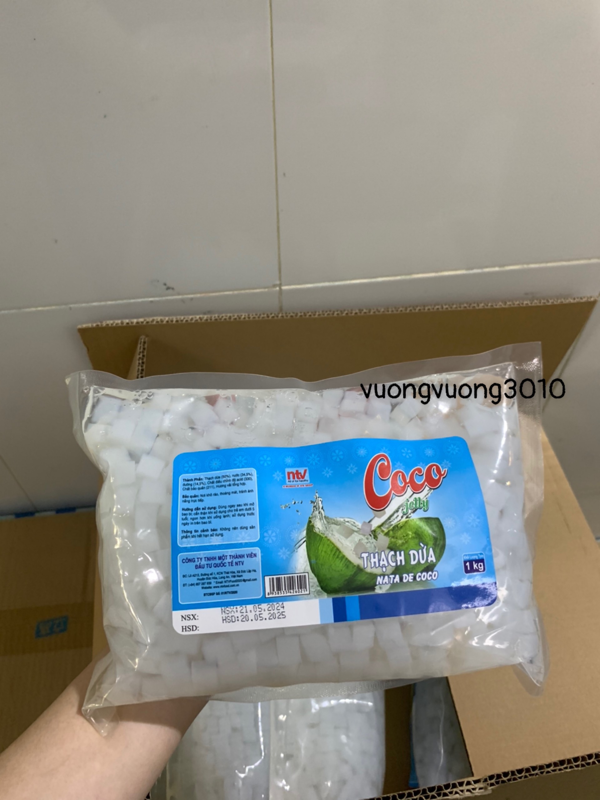 Thạch dừa Coco gói 1kg