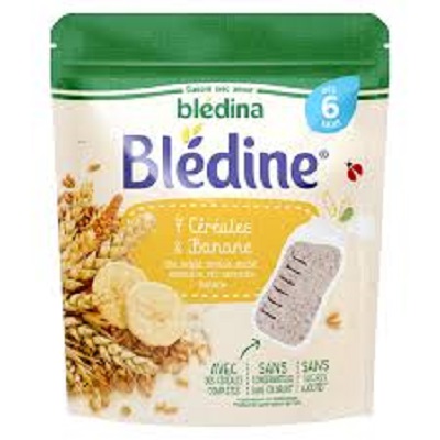 Bột Lắc Sữa Bledine Vị Chuối Dành Cho Bé 6M+ 200g