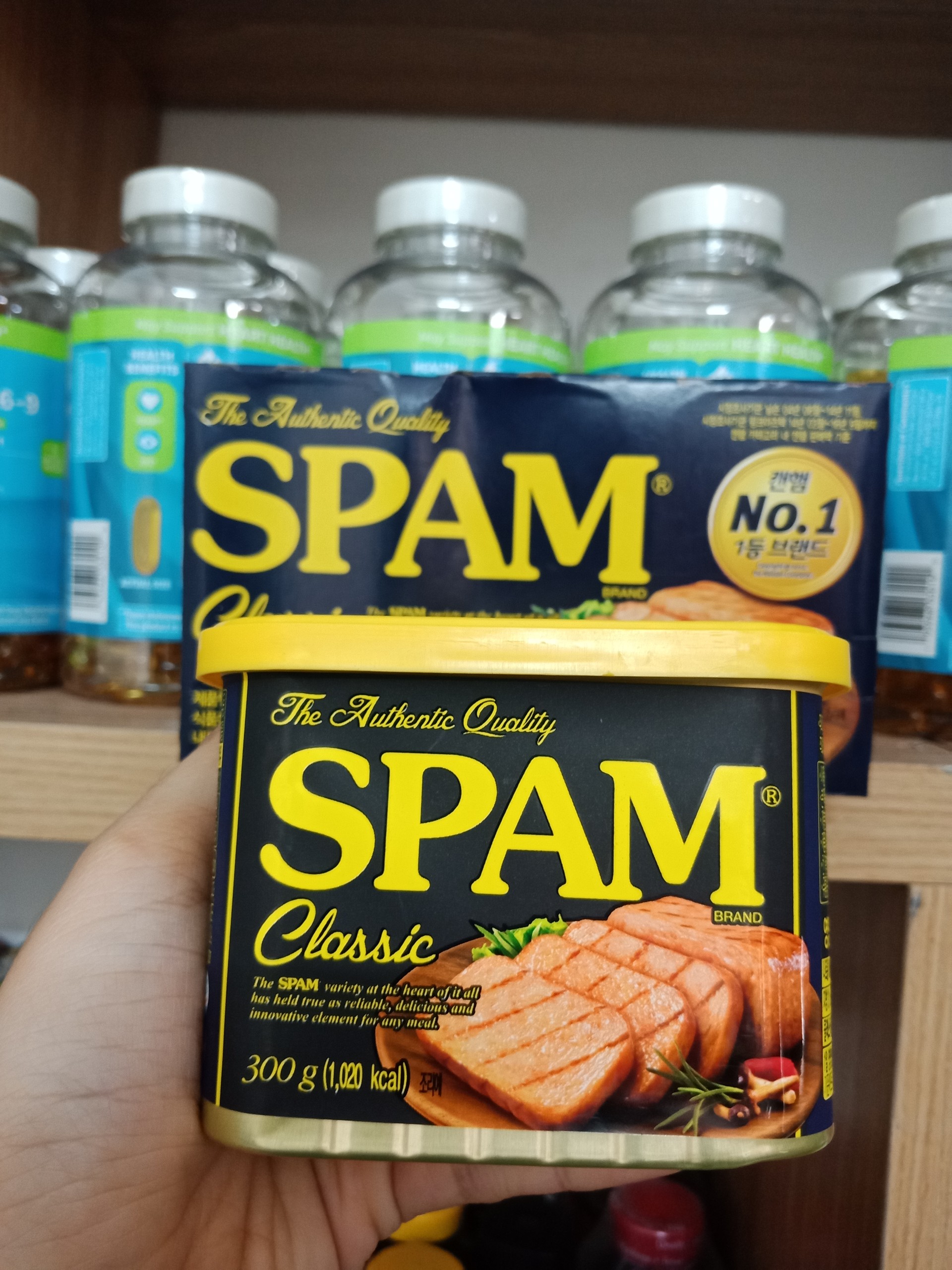THỊT HỘP SPAM CLASSIC 300G HÀN QUỐC - DATE 2023