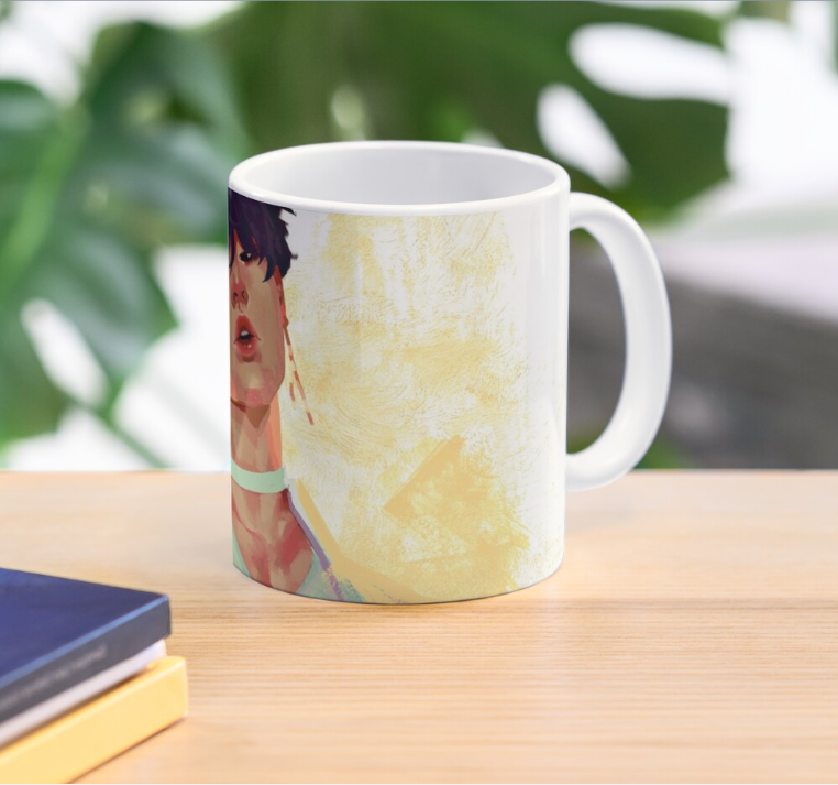 Cốc sứ jimin Golden