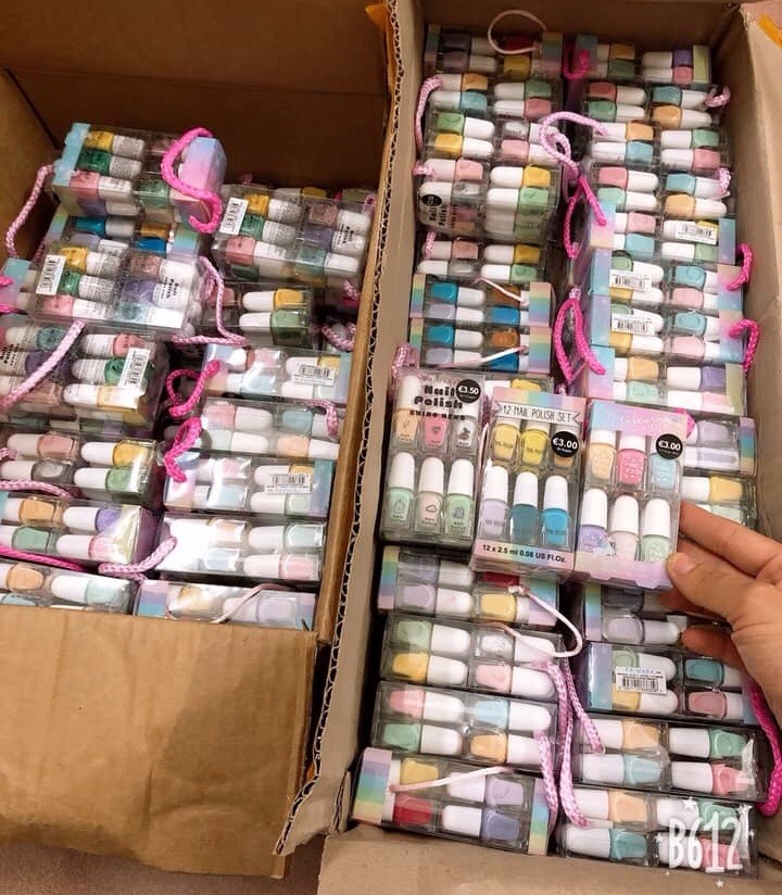 Set 12 Lọ Sơn Móng Tay Cho Bé Primark