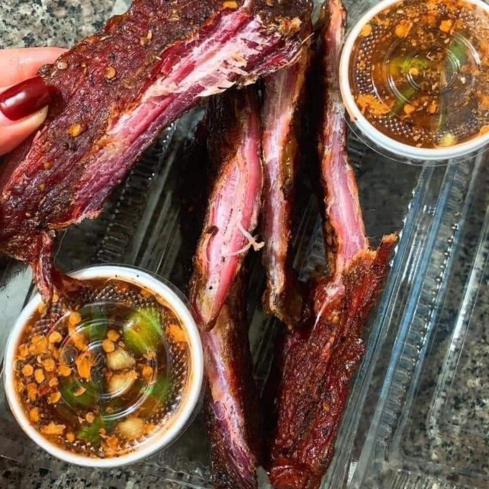 Thịt Bò Khô Gác Bếp 1Kg Tặng Kèm Đồ Chấm