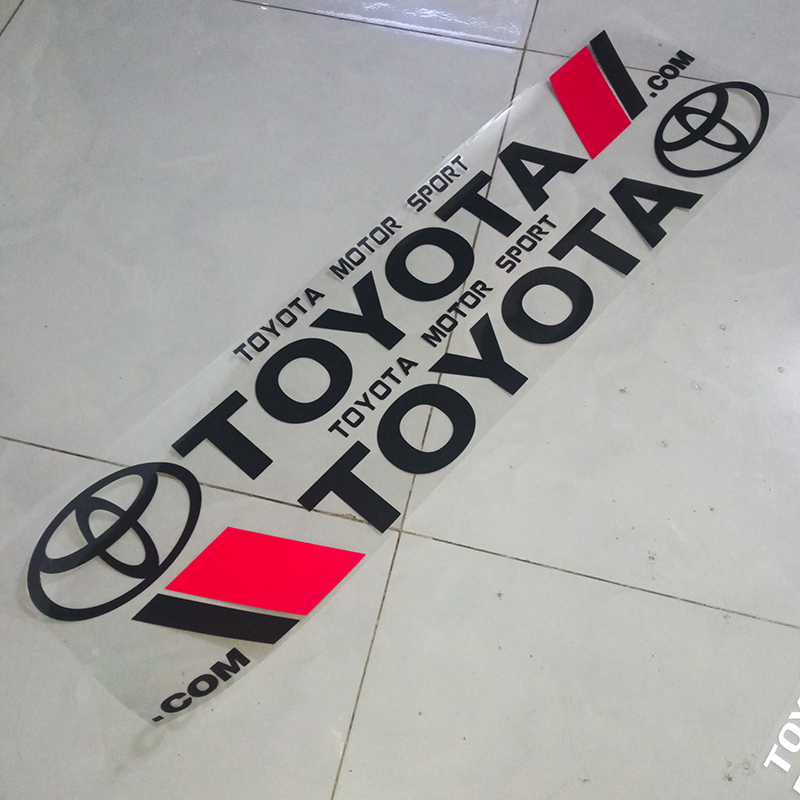 Tem TOYOTA Phản Quang Dán Thân xe ô tô ( giá bán 2 tem )
