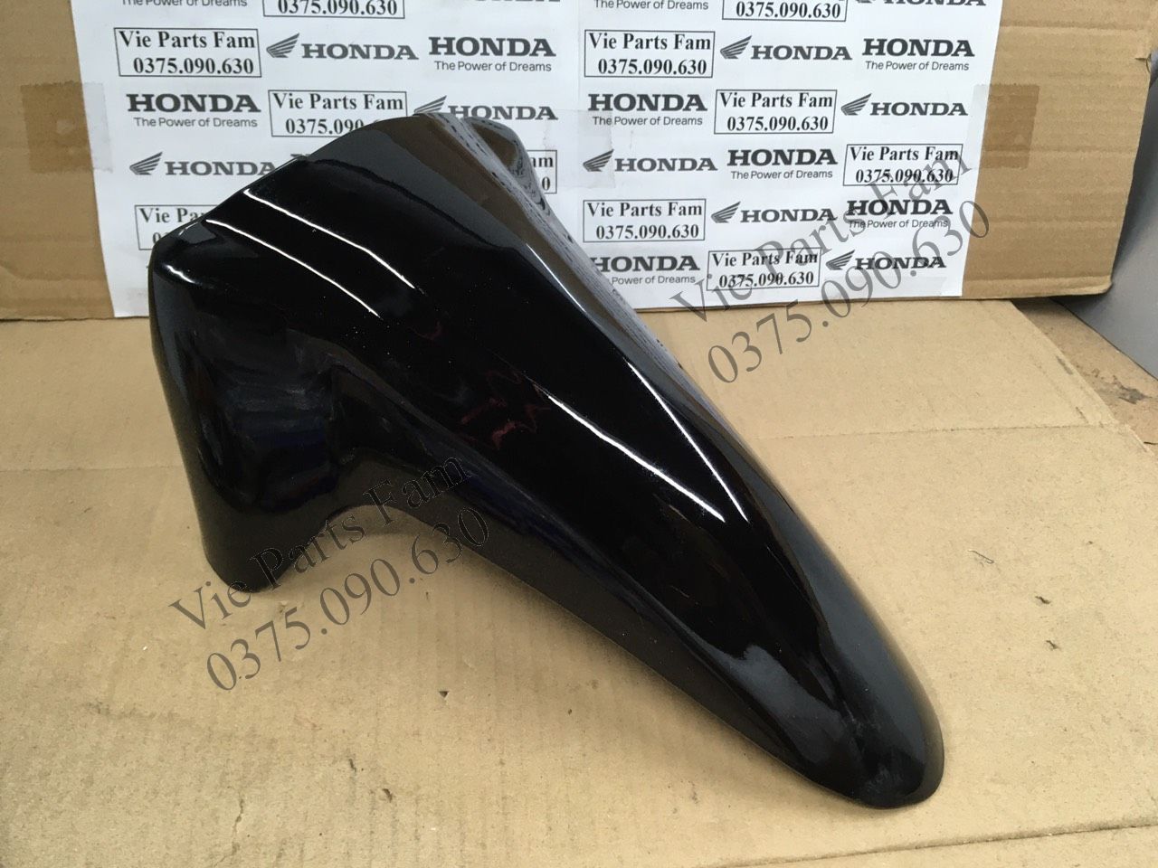 Chắn bùn trước, dè trước Wave S110 màu đen bóng (hàng tốt)