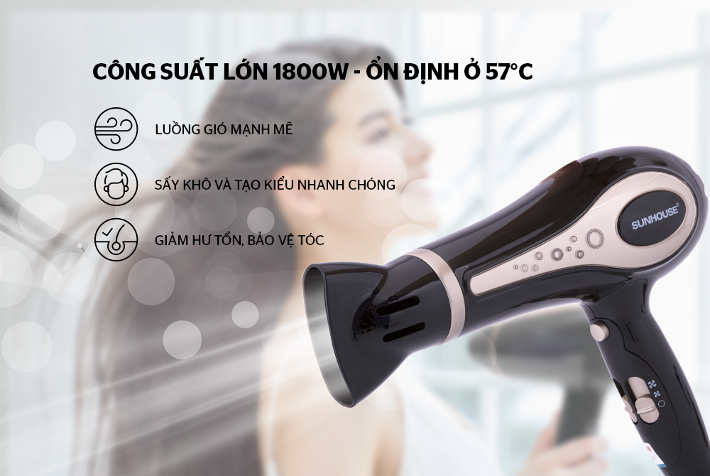 Máy sấy tóc SUNHOUSE SHD2317