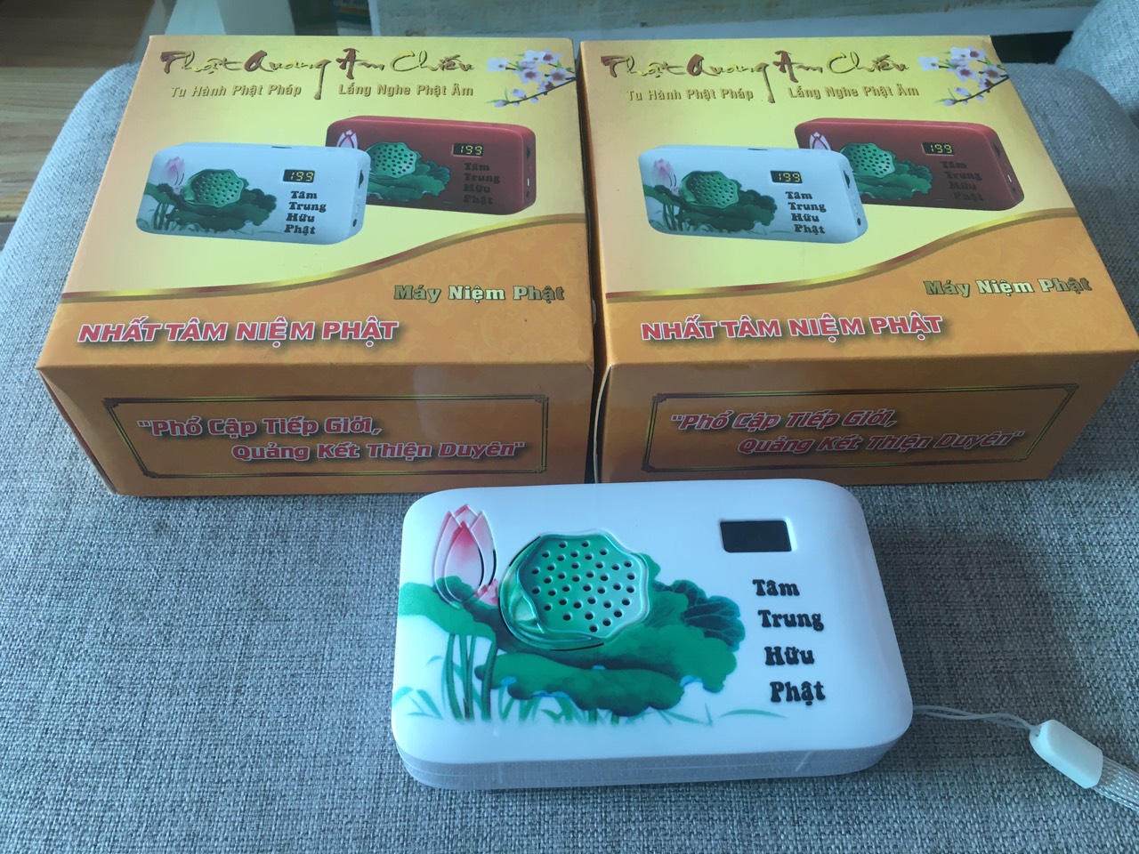 [HCM]Máy niệm phật cao cấp pin sạc