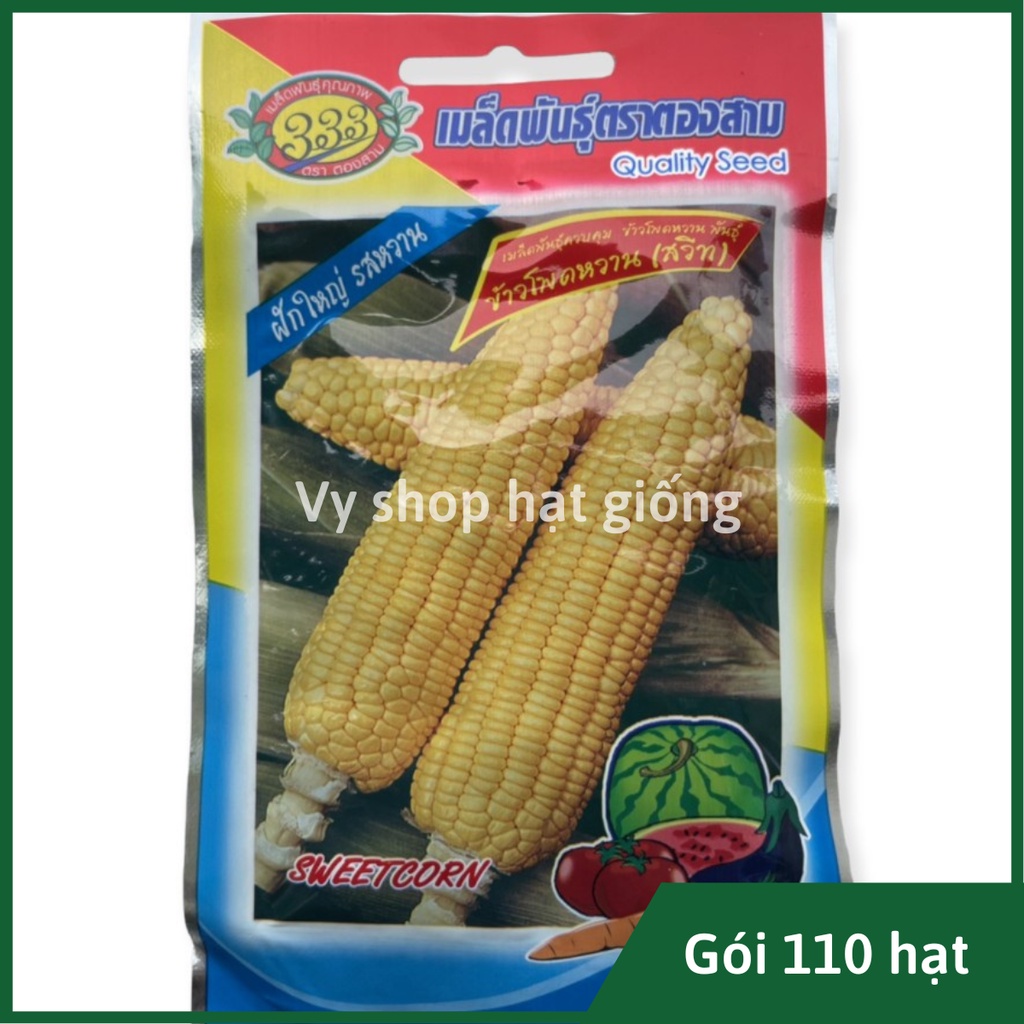 Hạt giống bắp Mỹ  (ngô ngọt) Thái Lan gói 110 hạt