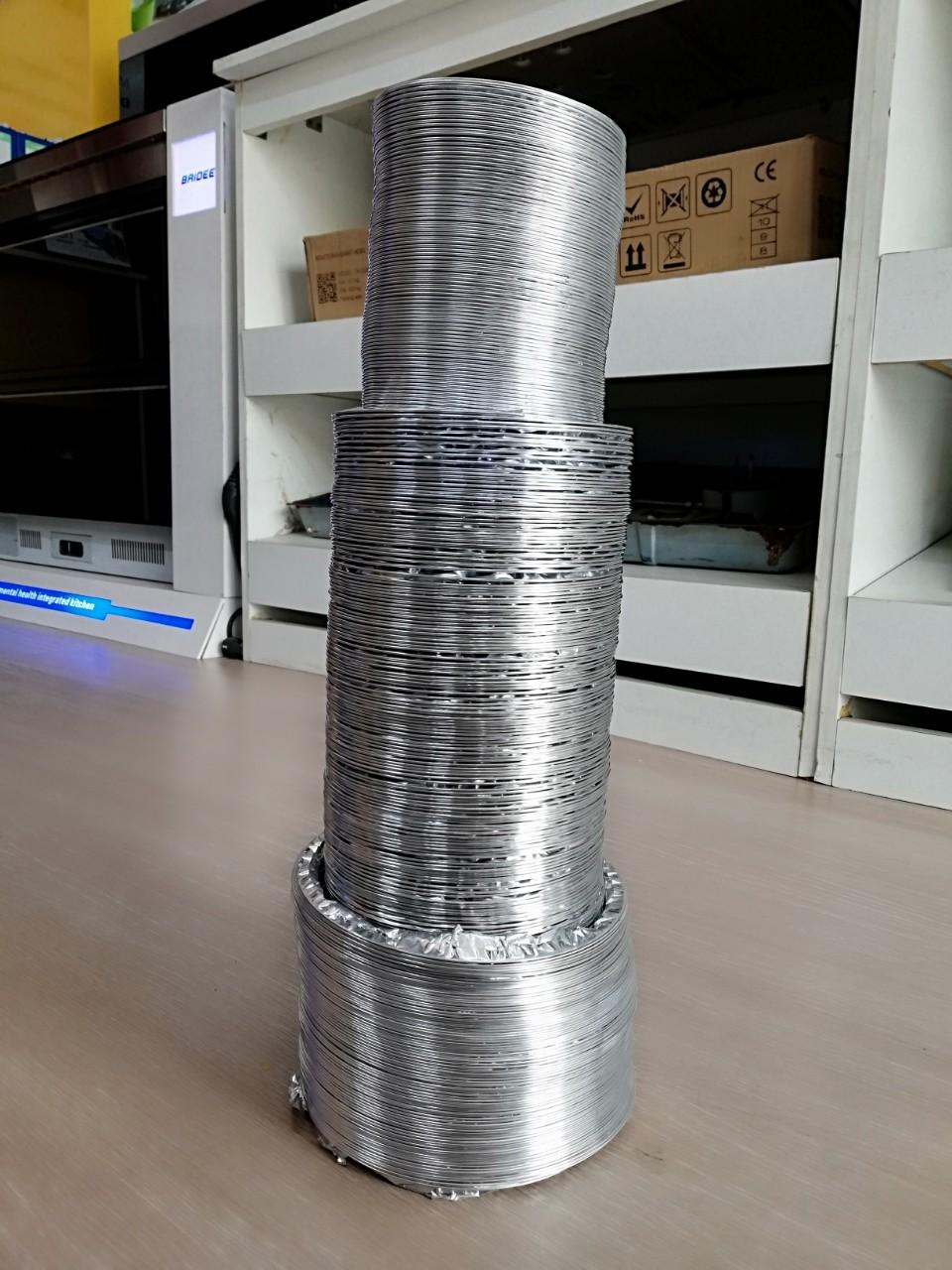 [HCM]Ống sun bạc máy hút mùi D150mm x 1m