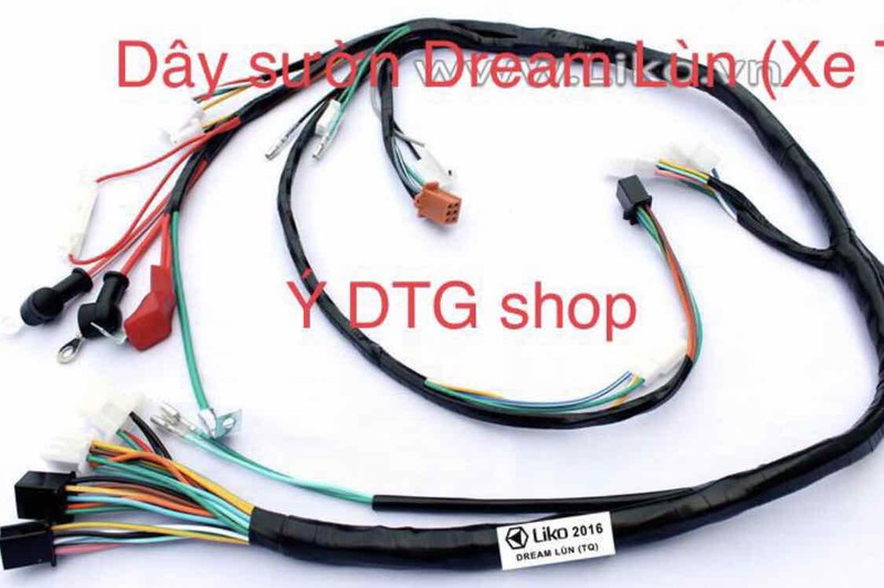Dây Điện Sườn Xe Dream Lùn