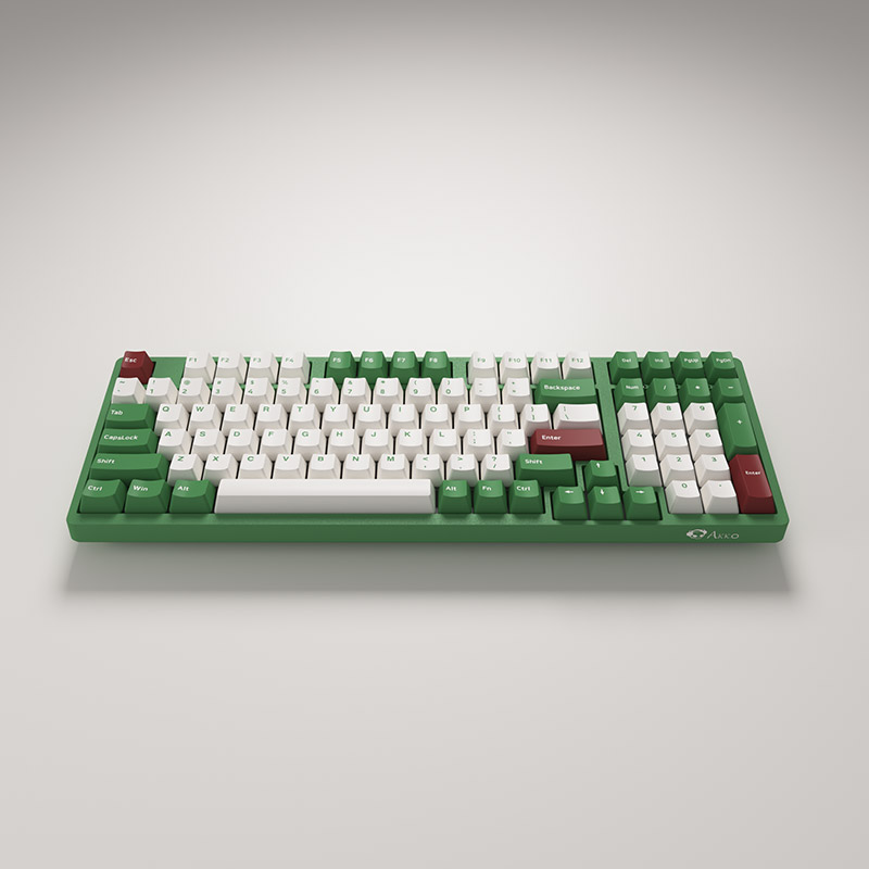 Bàn phím cơ akko 3098ds matcha red bean