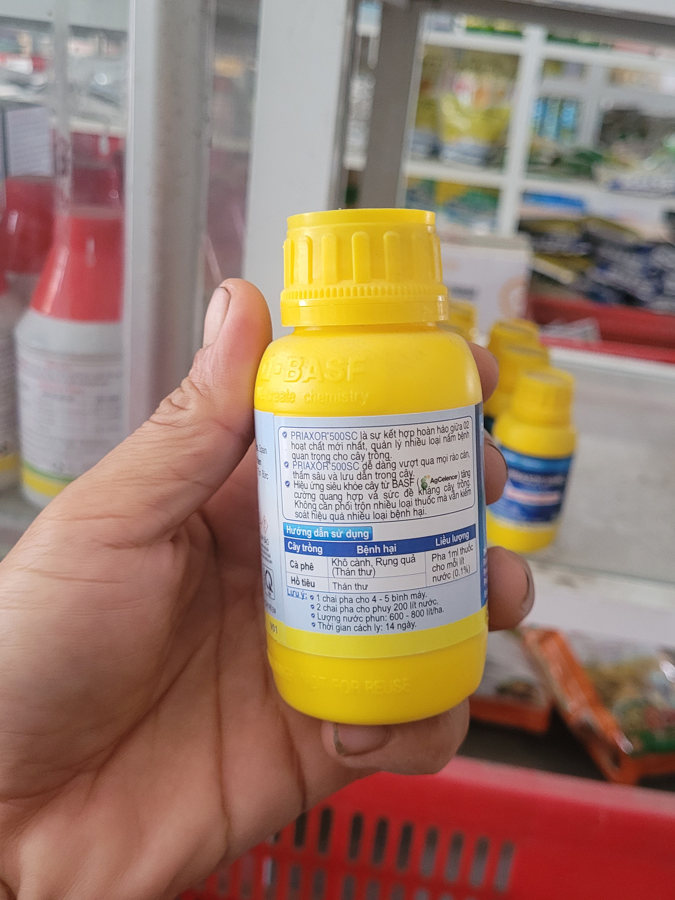Thuốc trừ bệnh thán thư Priaxor 500SC 80ml (BASF - Đức)