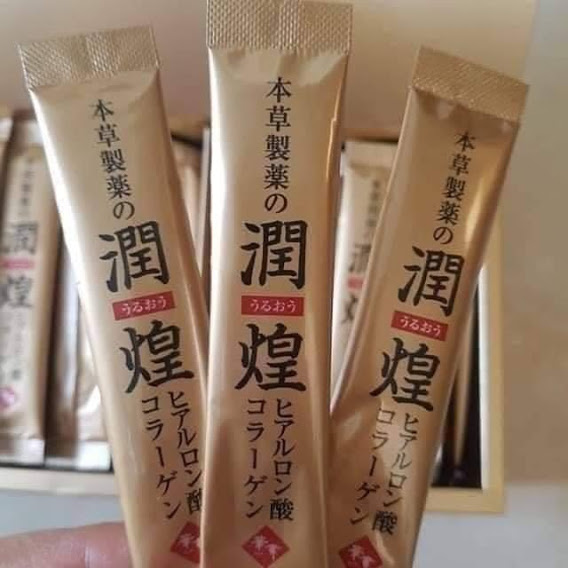 Bột Collagen Hanamai Gold Premium Nhật Bản, 60 gói