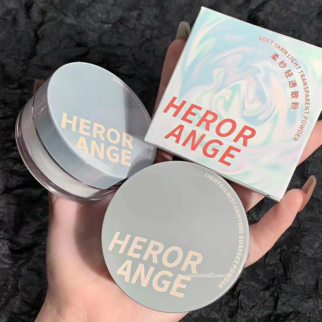 Phấn Phủ Bột Trang Điểm Siêu Mịn Trong Suốt Lâu Trôi Herorange
