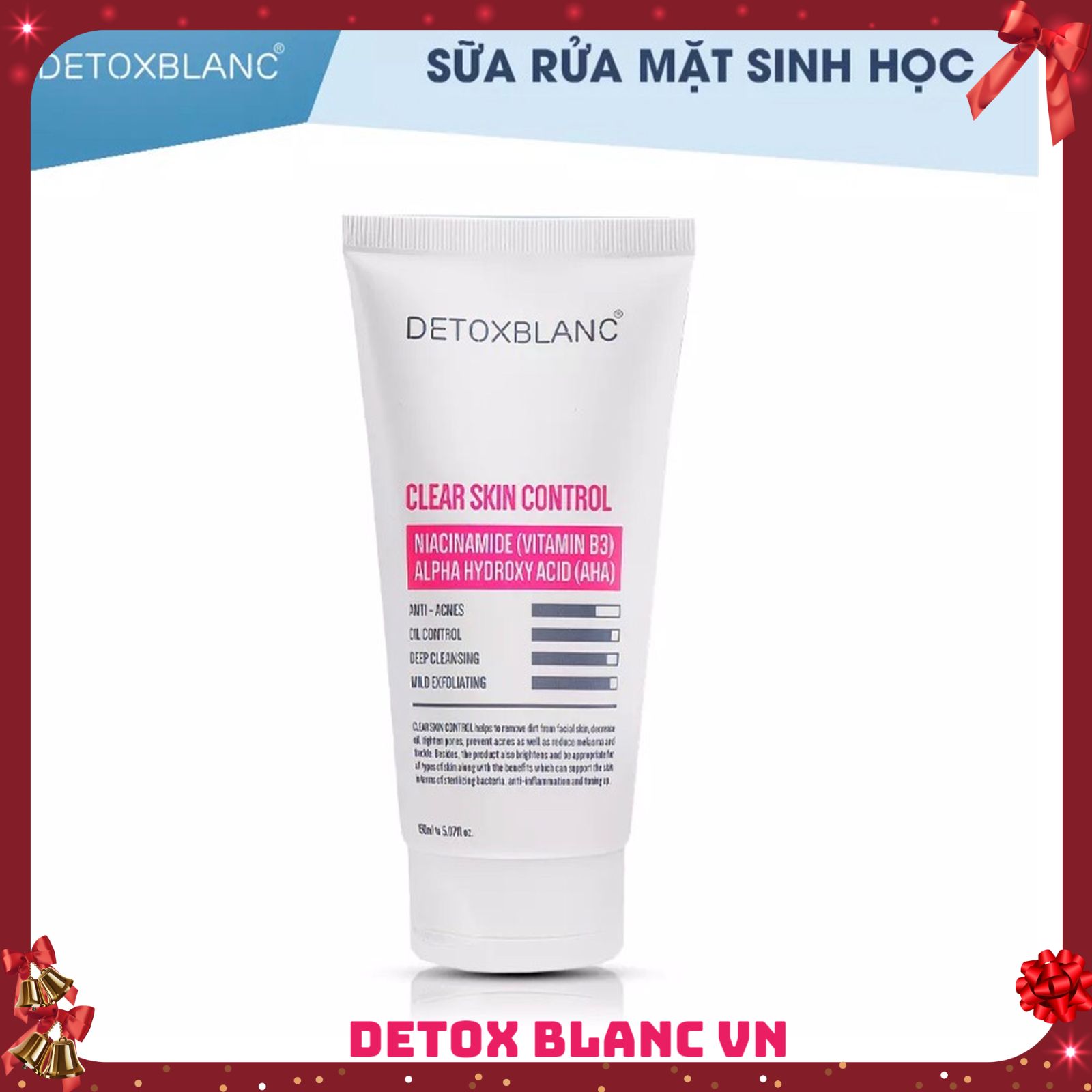 Sữa rửa mặt Detox BlanC Clear Skin Control (150ml)