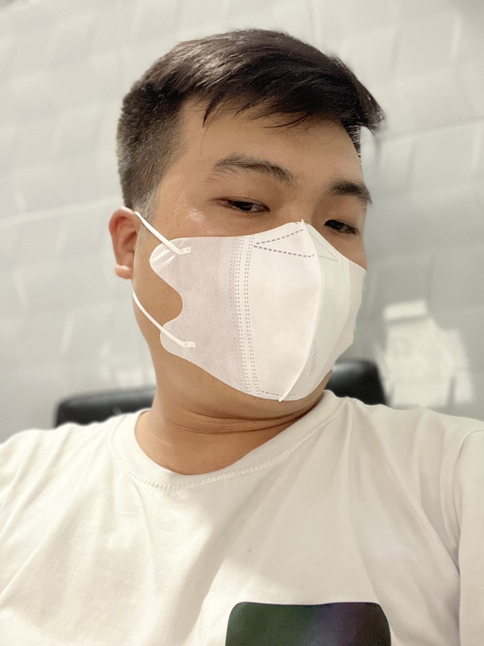 Set 200 chiếc khẩu trang 5d người lớn (màu trắng)