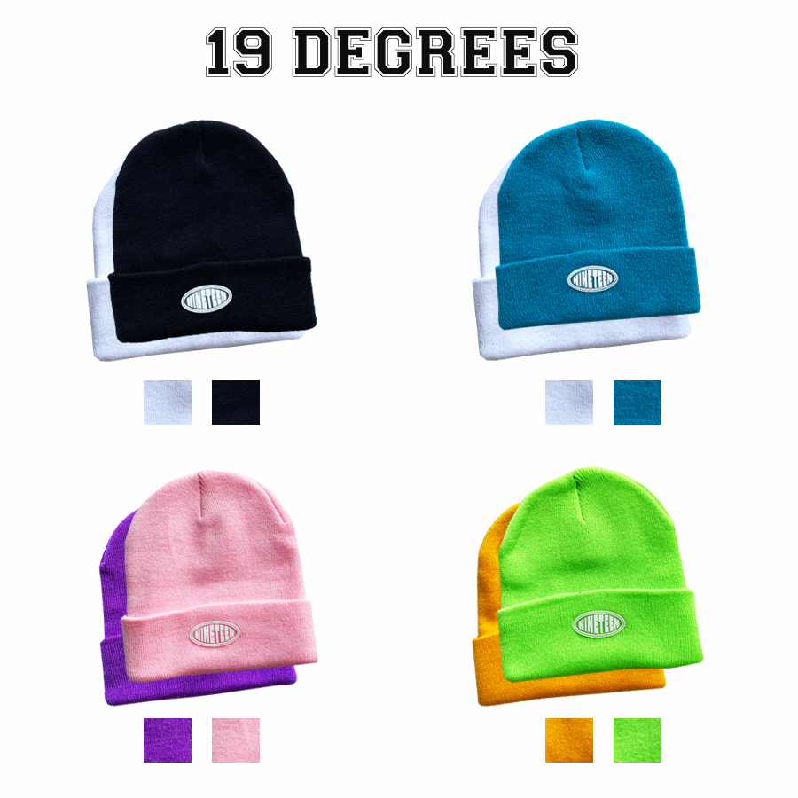 MŨ BEANIE 19 NHIỀU MÀU //19DEGREES