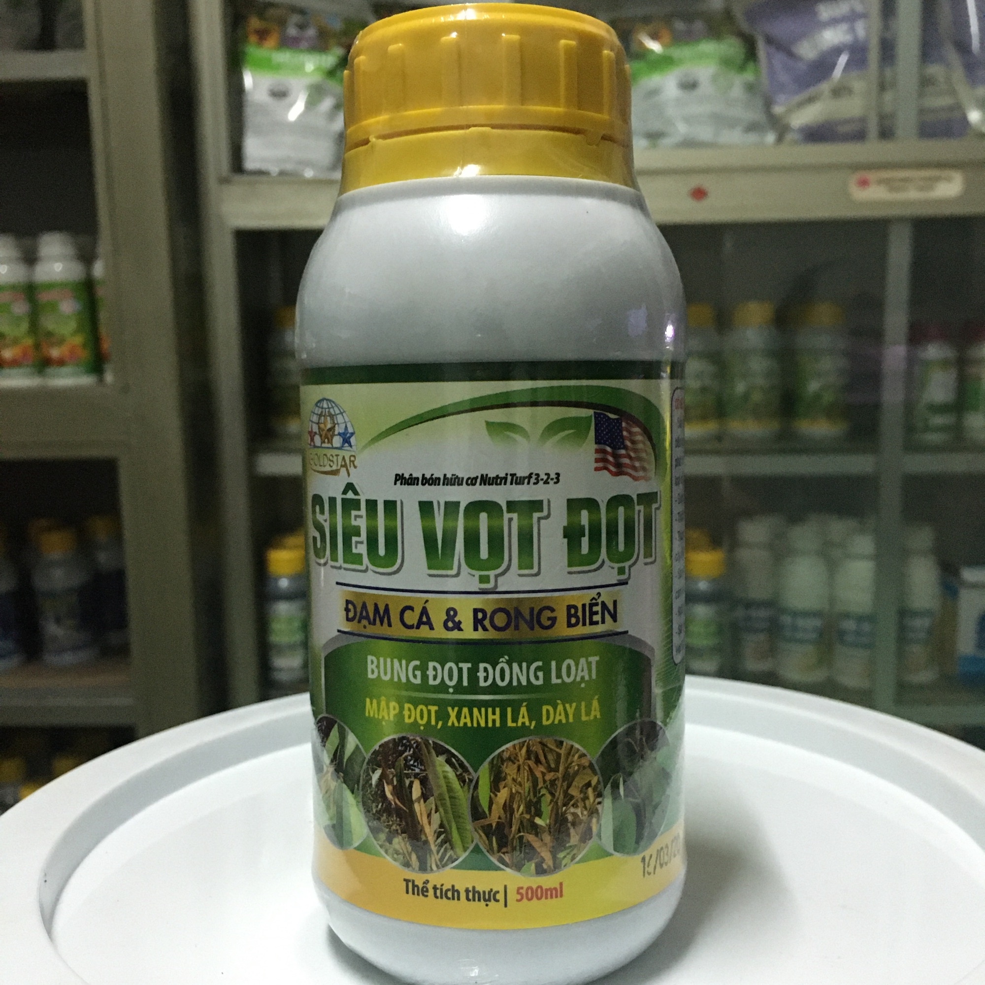 Siêu Vọt Đọt - đạm cá và rong biển chai 500ml