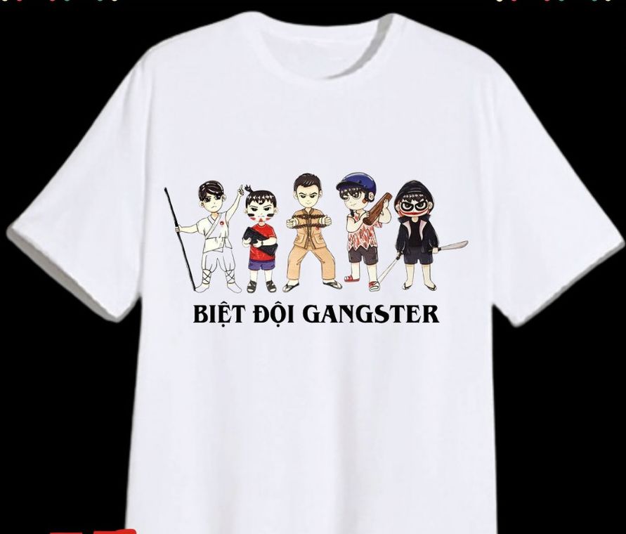 ( VIDEO )ÁO THUN IN HÌNH CHARA - BIỆT ĐỘI GANGSTER CHO BÉ
