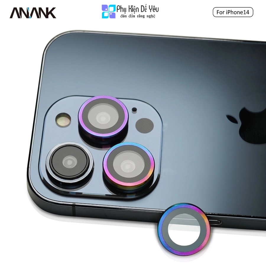 Miếng dán bảo vệ camera ANANK AR cho lPhone 14 Pro/ 14 Pro Max [Phân phối chính hãng]