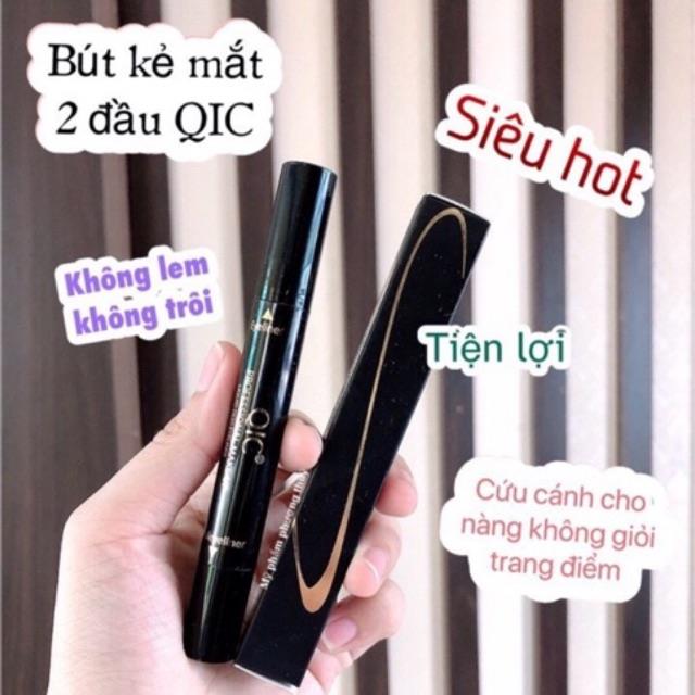 ™℗™ Bút kẻ mắt 2 đầu chấm đuôi mắt chống trôi