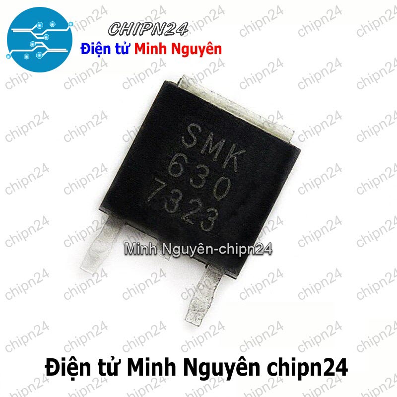 [2 con] (SOP) Mosfet Dán SMK630 TO-252 9A 200V Kênh N (SMD) (SMK630D K630 630) - HH005965