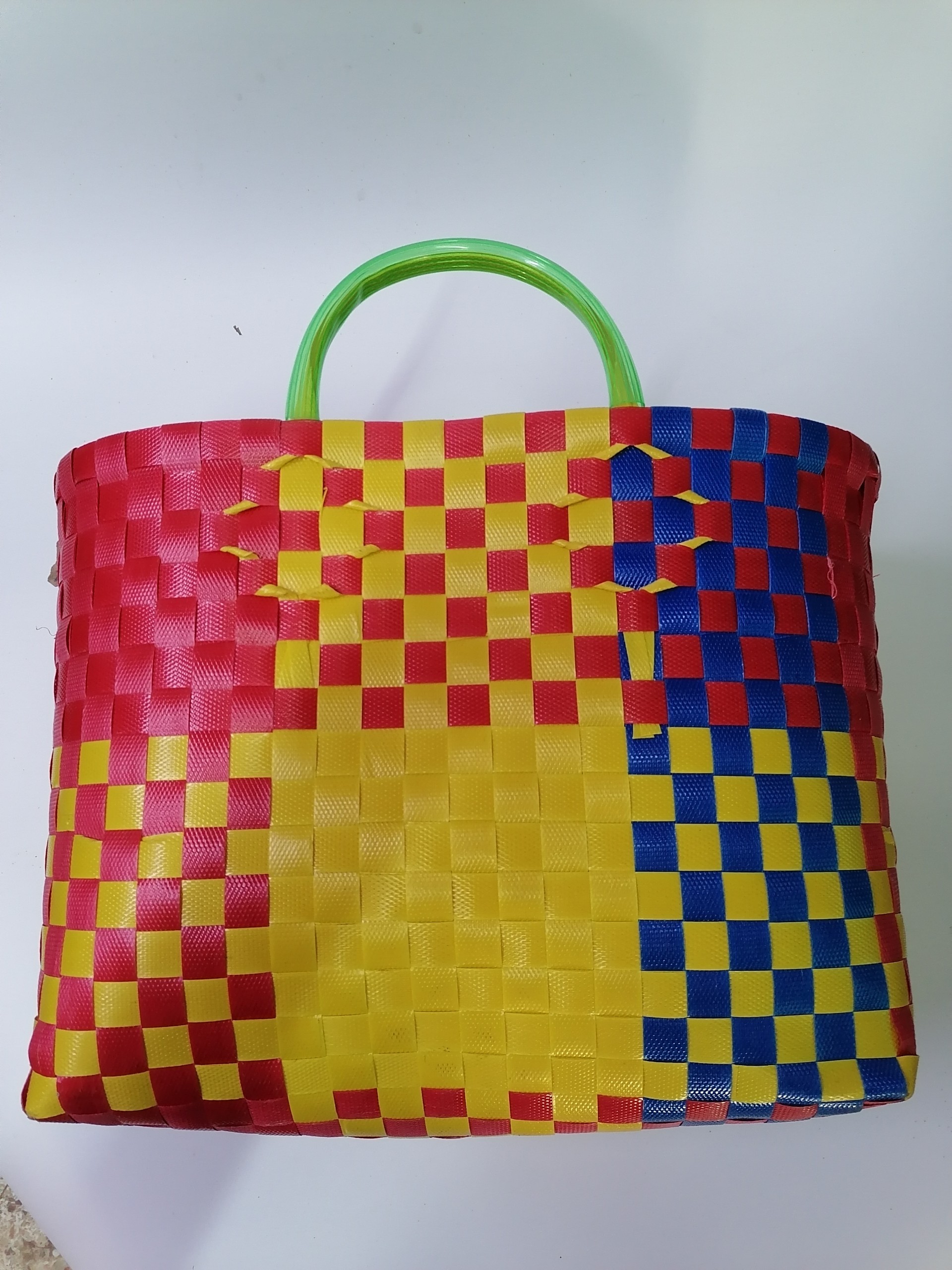 Giỏ Xách Đan Dây Nhựa ( 33x35cm )