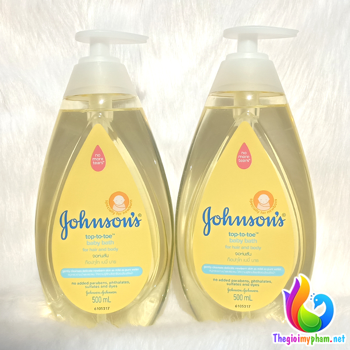 Tắm Gội Johnson Baby 500ml - Mẫu Mới