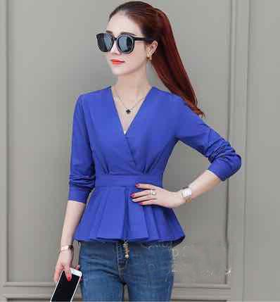 Áo Cổ V Sang Chảnh Phong Cách Hàn Quốc Cực Hot