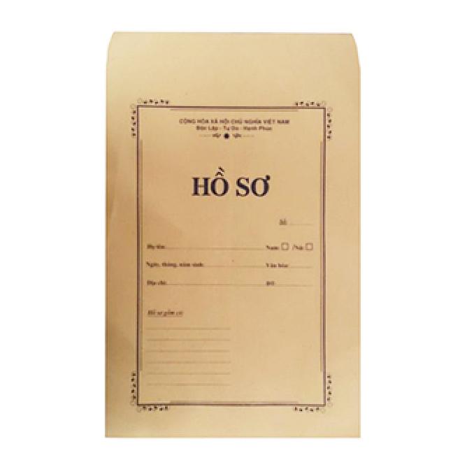 [HCM]Bìa hồ sơ xin việc  khổ F4 Định lượng 100gsm màu vàng-trắng