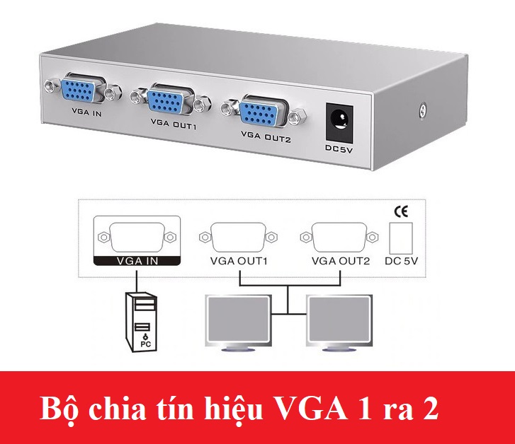 Bộ chia VGA 1 ra 2 Viki MT-1502