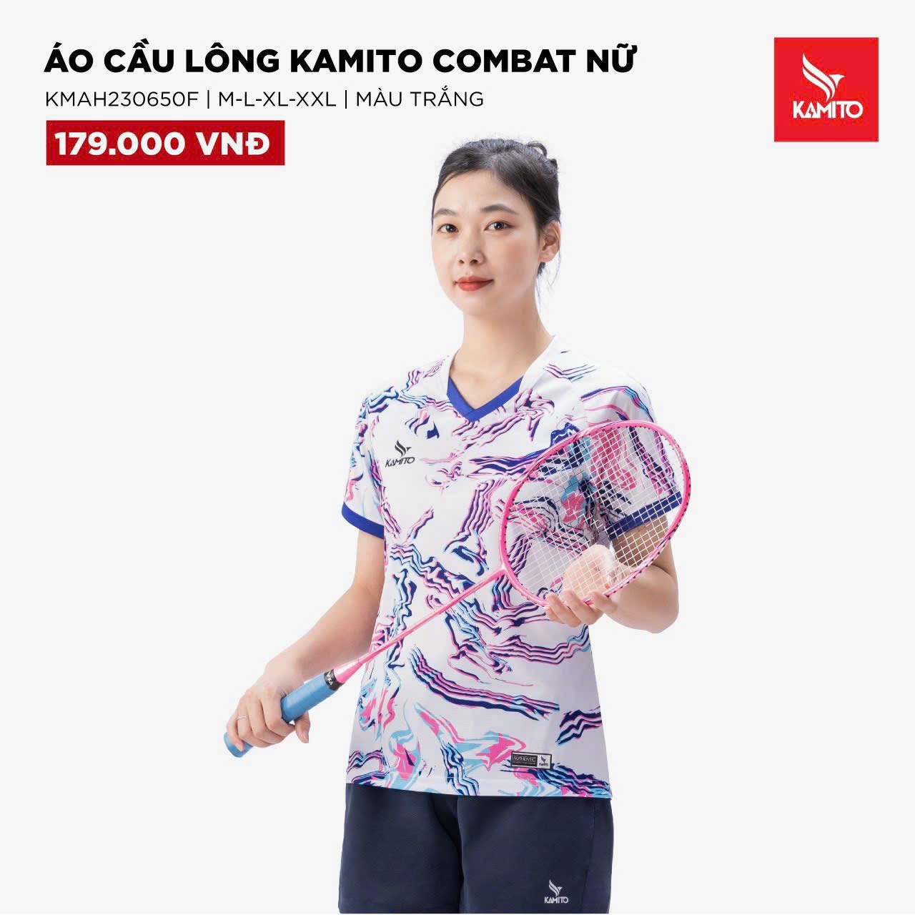 Áo Thun Cầu Lông Nữ Kamito