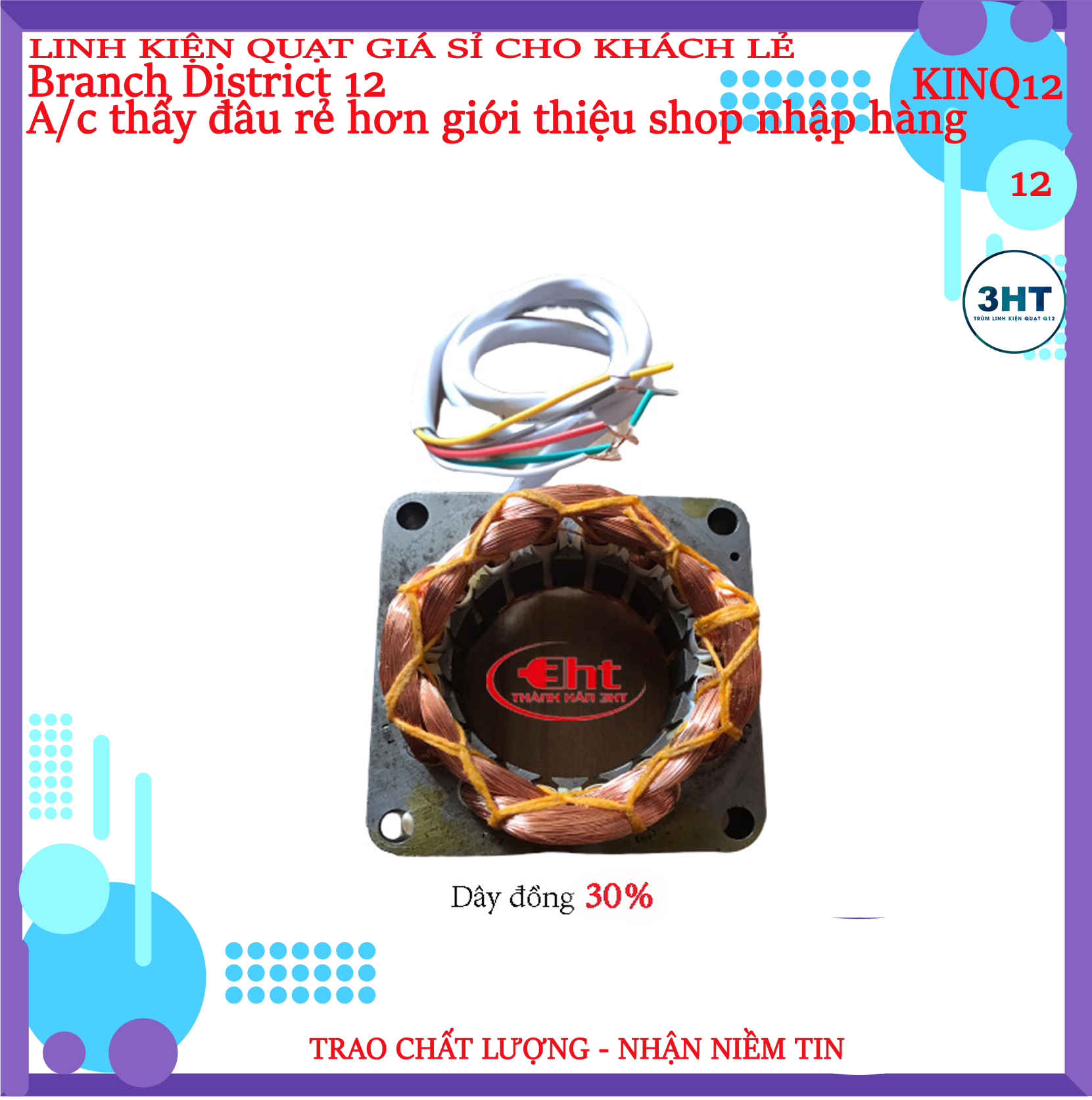 SATOR QUẠT B3 & B4 30% 100% ĐỒNG HÀNG CTY 3HT