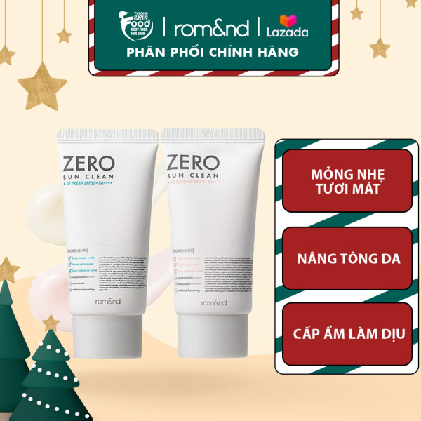 Kem Chống Nắng, Bảo Vệ Da Hiệu Quả Romand Zero Sun Clean SPF50+/PA++++ 50g