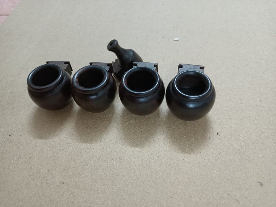 Cóng Chim Khuyên Gỗ Mun Đẹp