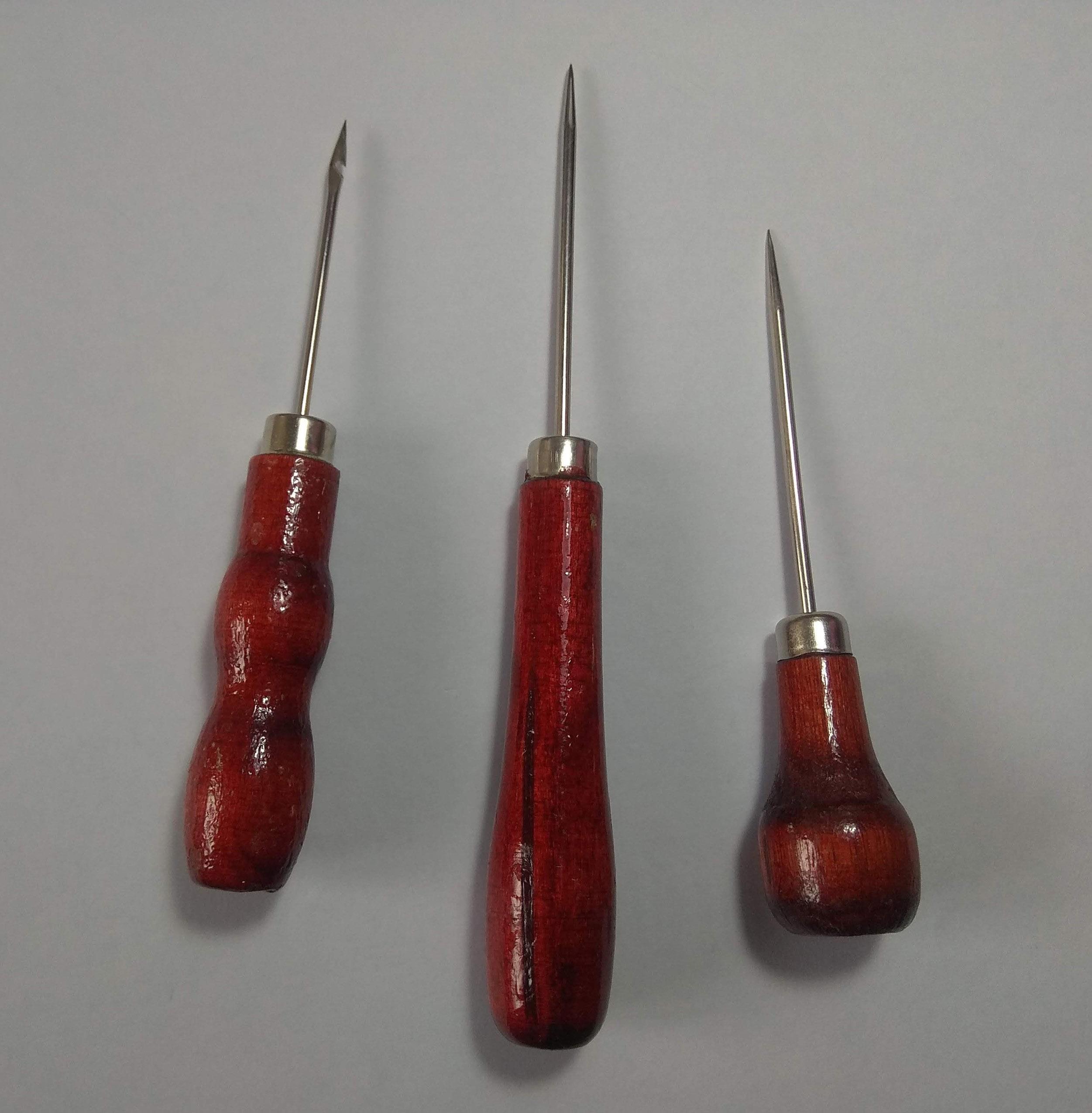 bộ 3 kim khâu giày cán gỗ