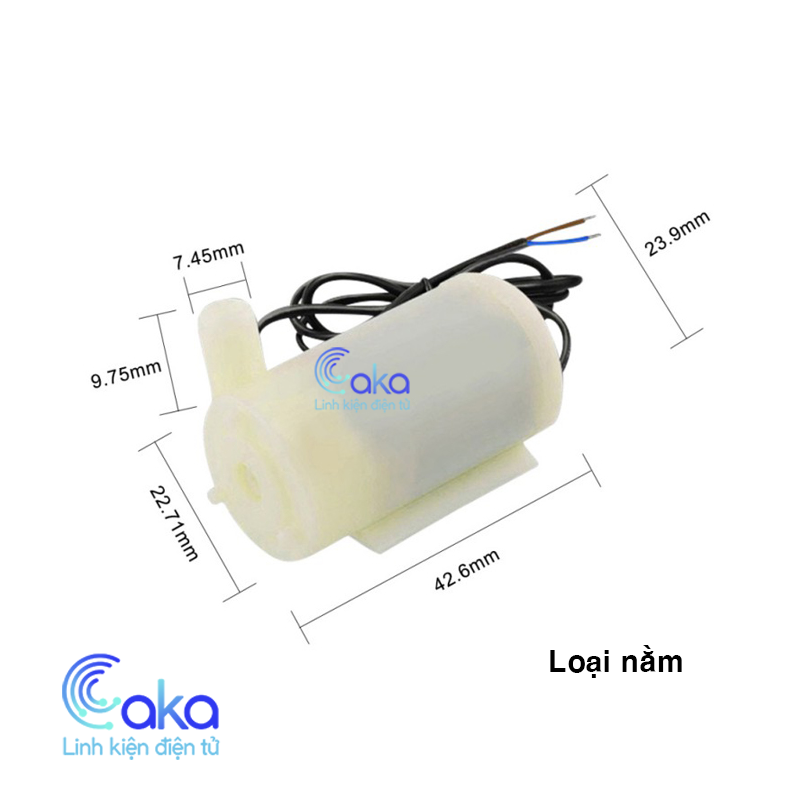 Máy Bơm Chìm Mini 3v - 5v dùng cho bể cá tùy chọn