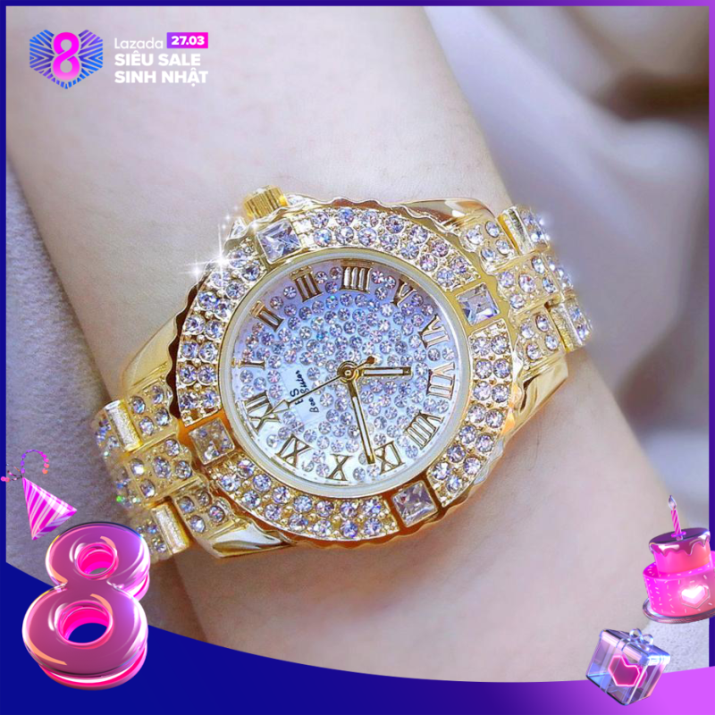 Nơi bán Đồng hồ nữ đính đá kiểu dáng hàn quốc