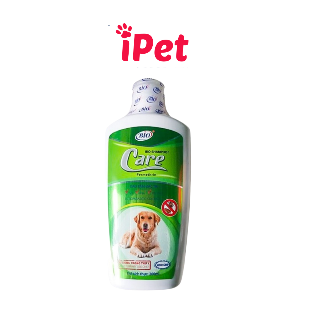 Sữa Tắm Đặc Trị Ve Rận Bọ Chét Cho Chó Mèo - Bio Care - iPet Shop