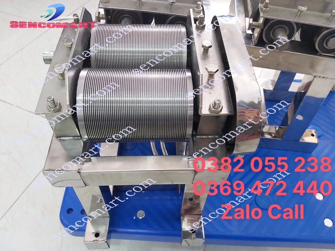 Máy thái bì heo bì lợn quay tay inox