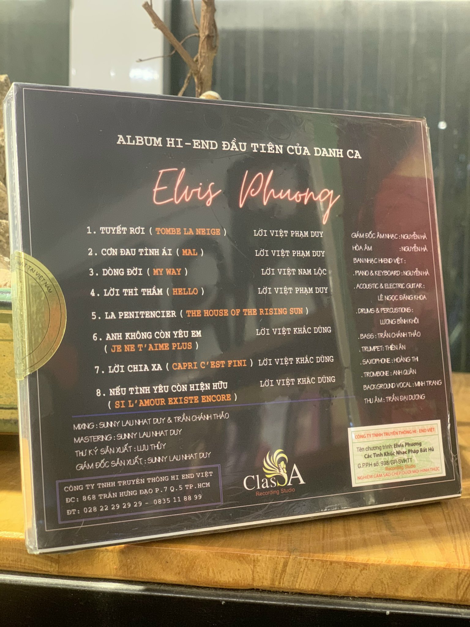 [HCM]ELVIS PHƯƠNG - CÁC TÌNH KHÚC NHẠC PHÁP BẤT HỦ