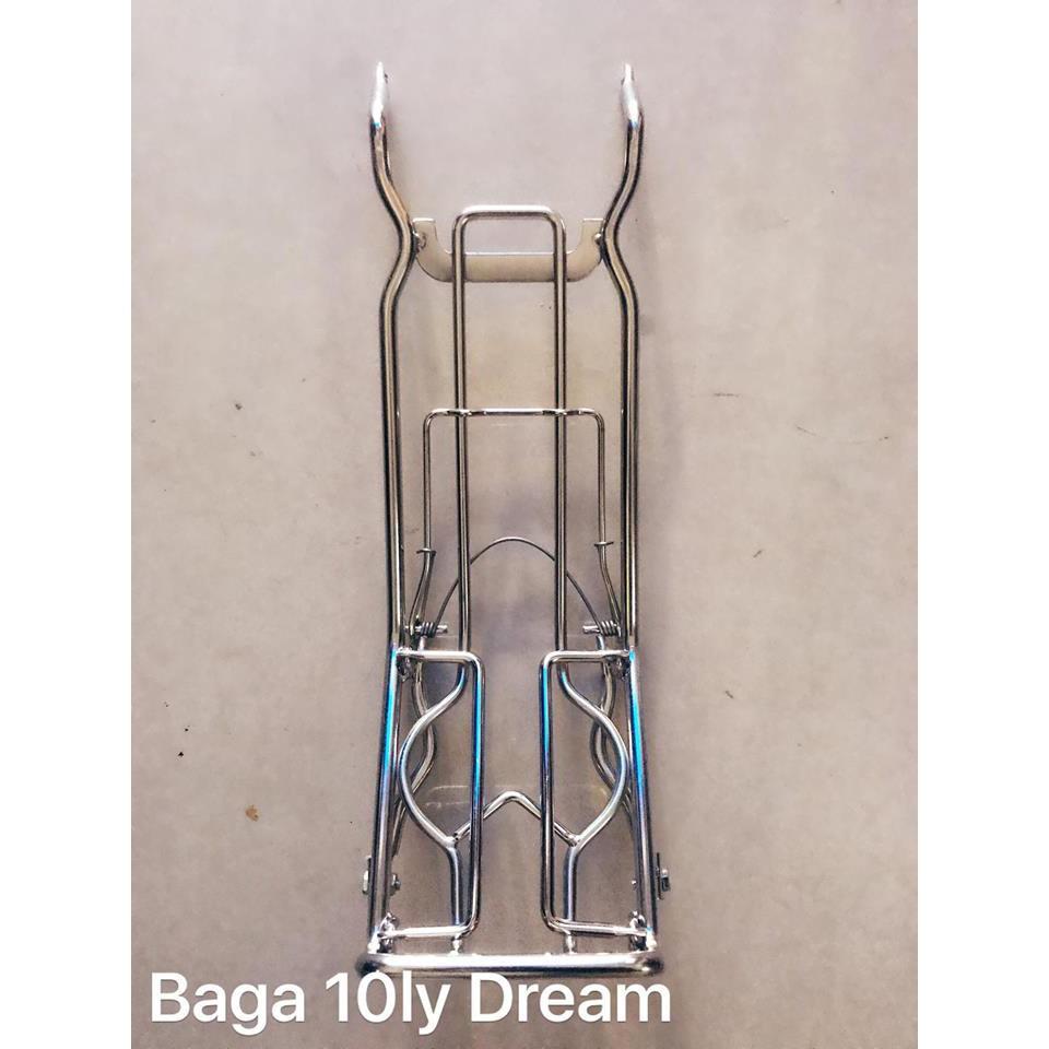 [HCM]Baga xe máy Dream 10 ly Inox