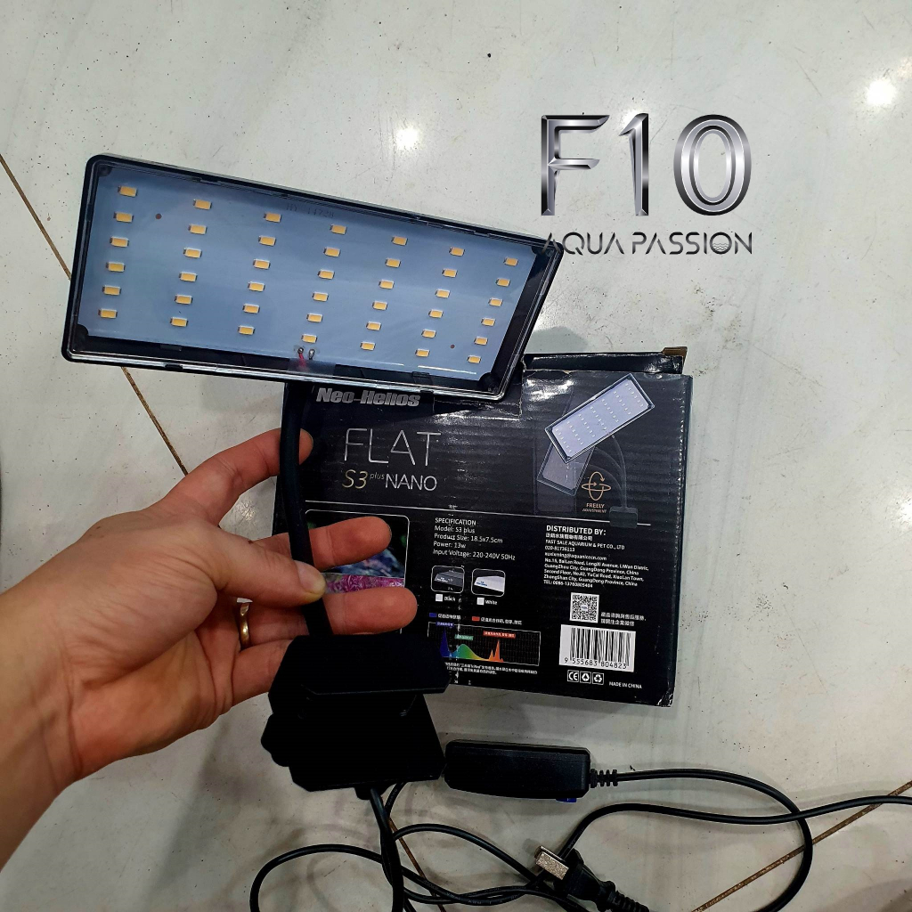 Đèn led neo helios flat nano s3 plus đỏ cá không đỏ nước mini - giá siêu rẻ